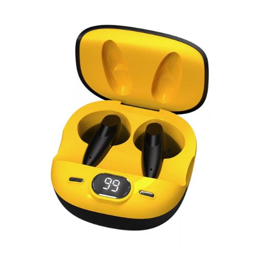 Aethon BeePods Bluetooth Headset  (Yellow, True Wireless)