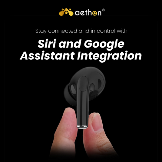 Aethon VisionBuds Pro Smart ANC Touch Screen Gaming TWS Bluetooth Earbuds With App