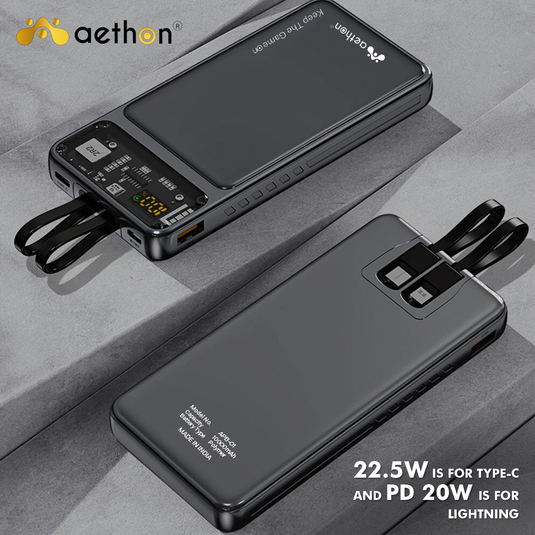 Aethon Energix Pro 10000 mAh 22.5 W Power Bank