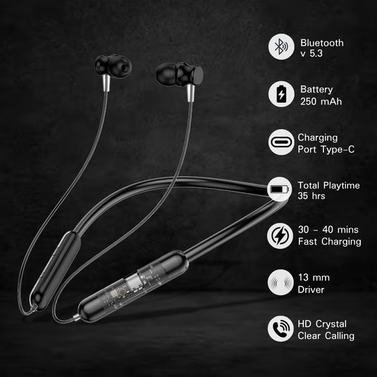 Aethon Cosmos Transparent Neckband Earphones