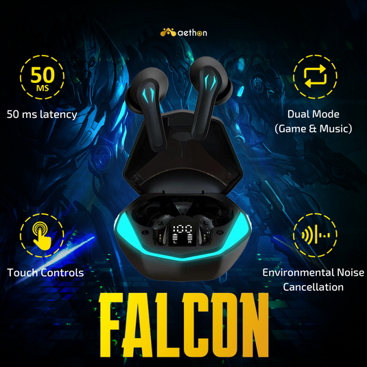 Aethon Falcon Gaming TWS Earbuds