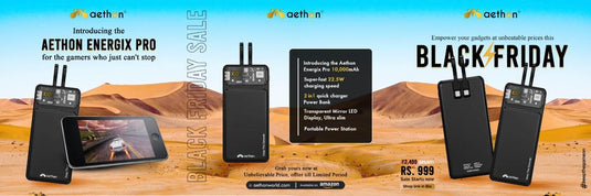 Aethon Energix Pro 10000 mAh 22.5 W Power Bank